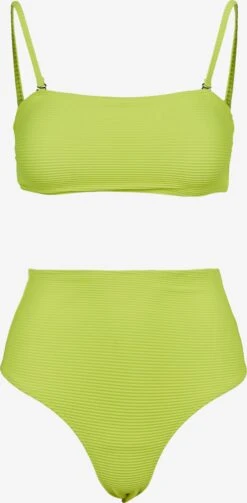 URBAN CLASSICS Bikinis Bandeaux Bandeau Bikini Femme Vert Clair