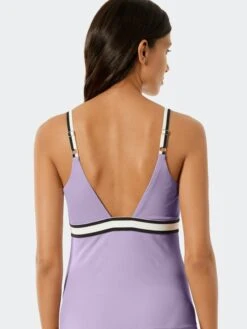 Schiesser Tankinis Triangle Tankini Aqua Californian Dream Femme Lilas -Lumiere de Bikini Boutique f88fb2843167ae7999e148daa57c721d