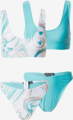 NASTY GAL Bikinis Bustiers Bustier Bikini Femme Blanc