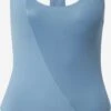 Calvin Klein Swimwear Maillots De Bain Une Pièce Bustier Maillot De Bain Femme Bleu Fumé