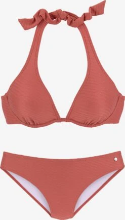 S.Oliver Bikinis à Armatures Bikini Femme Rouge Rouille