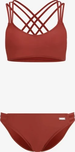 Bruno Banani Grands Bonnets Bustier Bikini Femme Marron