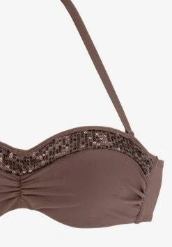 Bruno Banani Bikinis à Armatures Bandeau Bikini Femme Marron -Lumiere de Bikini Boutique fd69b61c70e6859e69d48d356cbf6bd8