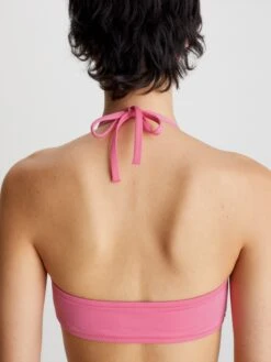 Calvin Klein Swimwear Hauts De Bikinis Bandeaux Bandeau Hauts De Bikini Femme Rose -Lumiere de Bikini Boutique fd927f7b4b419f1a57099b00ded36ce2