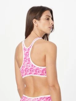 Guess Hauts De Bikinis Bustiers Bustier Hauts De Bikini SPORTY CHIC Femme Rose / Rose / Rose Clair -Lumiere de Bikini Boutique fe14ae7bae9ff4deb2f3c45b5c1d6d7c
